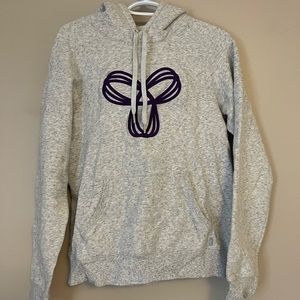 TNA grey & purple hoodie